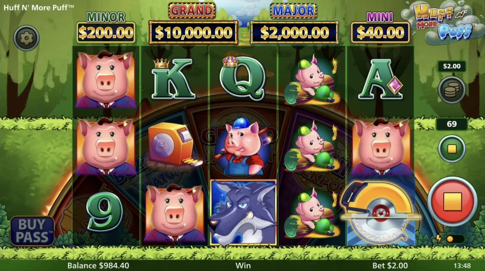 Huff N' More Puff Slot